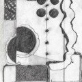 Lockdown Drawing no.11 graphite 28 x 21.5 2020