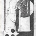 Lockdown Drawing no.14 graphite 28 x 21.5cm 2020
