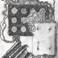Lockdown Drawing no.6 graphite 28 x21.5cm 2020