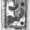 Lockdown Drawing no.7 graphite 28 x 21.5cm 2020