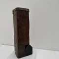 Pillar House, reclaimed wood, lead, stain, 2009